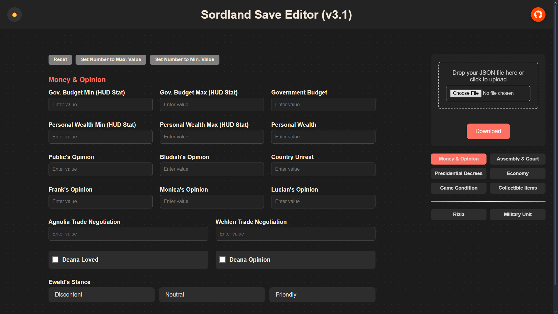 Home page